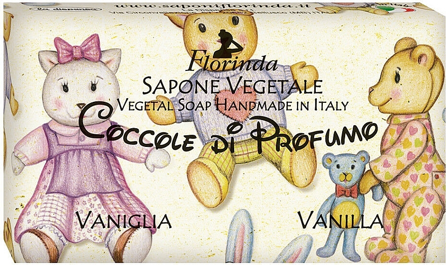 Natural Soap "Vanilla" - Florinda Sapone Vegetale Vegetal Soap Vanilla — photo N1