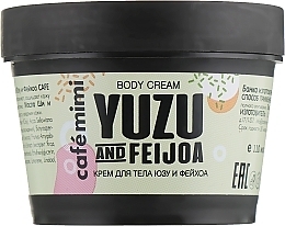 Fragrances, Perfumes, Cosmetics Yuzu & Feijoa Body Cream - Cafe Mimi Body Cream Yuzu And Feijoa