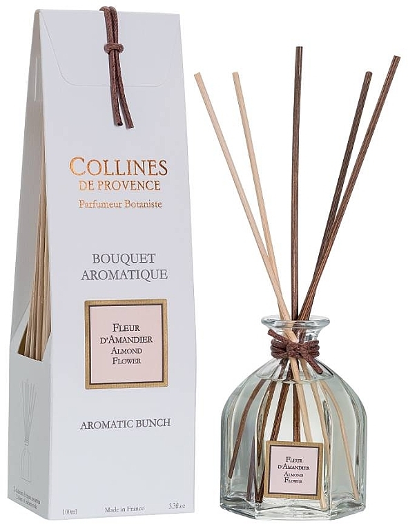 Almond Flower Reed Diffuser - Collines de Provence Bouquet Aromatique Almond Flower — photo N4