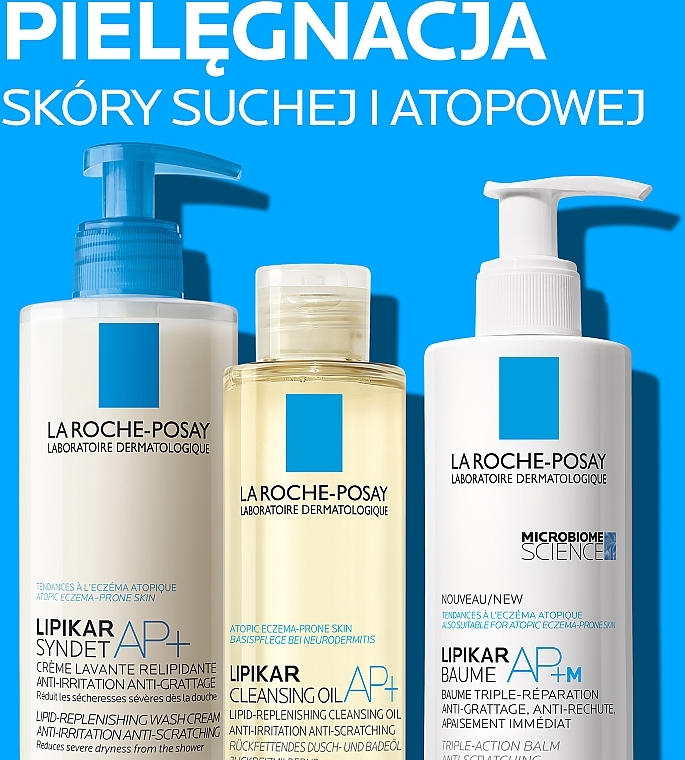 Lipidrestoring Face & Body Balm for Very Dry & Atopic-Prone Skin - La Roche-Posay Lipikar Baume AP+M — photo N6