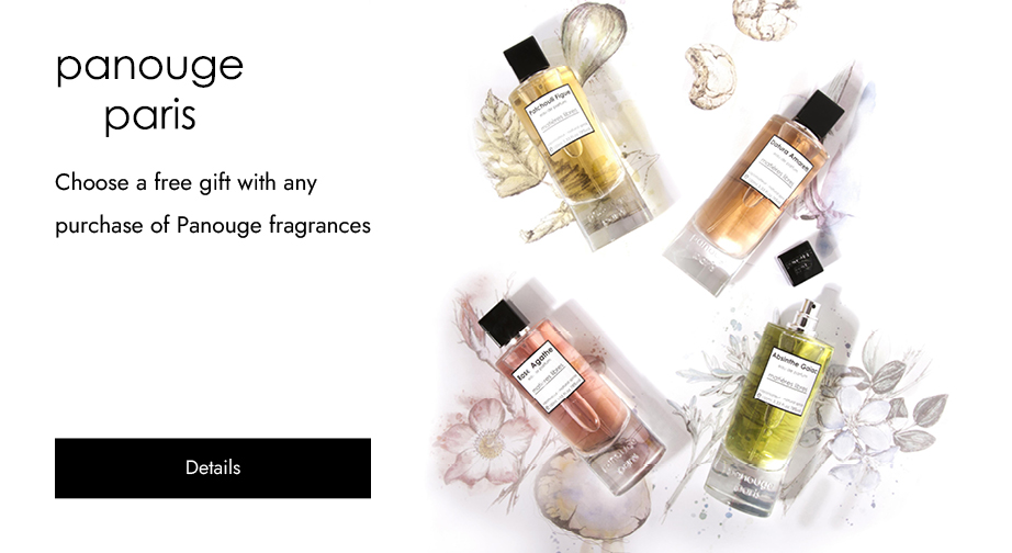 Buy any Panouge fragrance and choose a free product sample