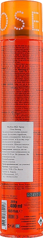 Hair Spray - Morfose Hair Spray Ultra Strong — photo N2