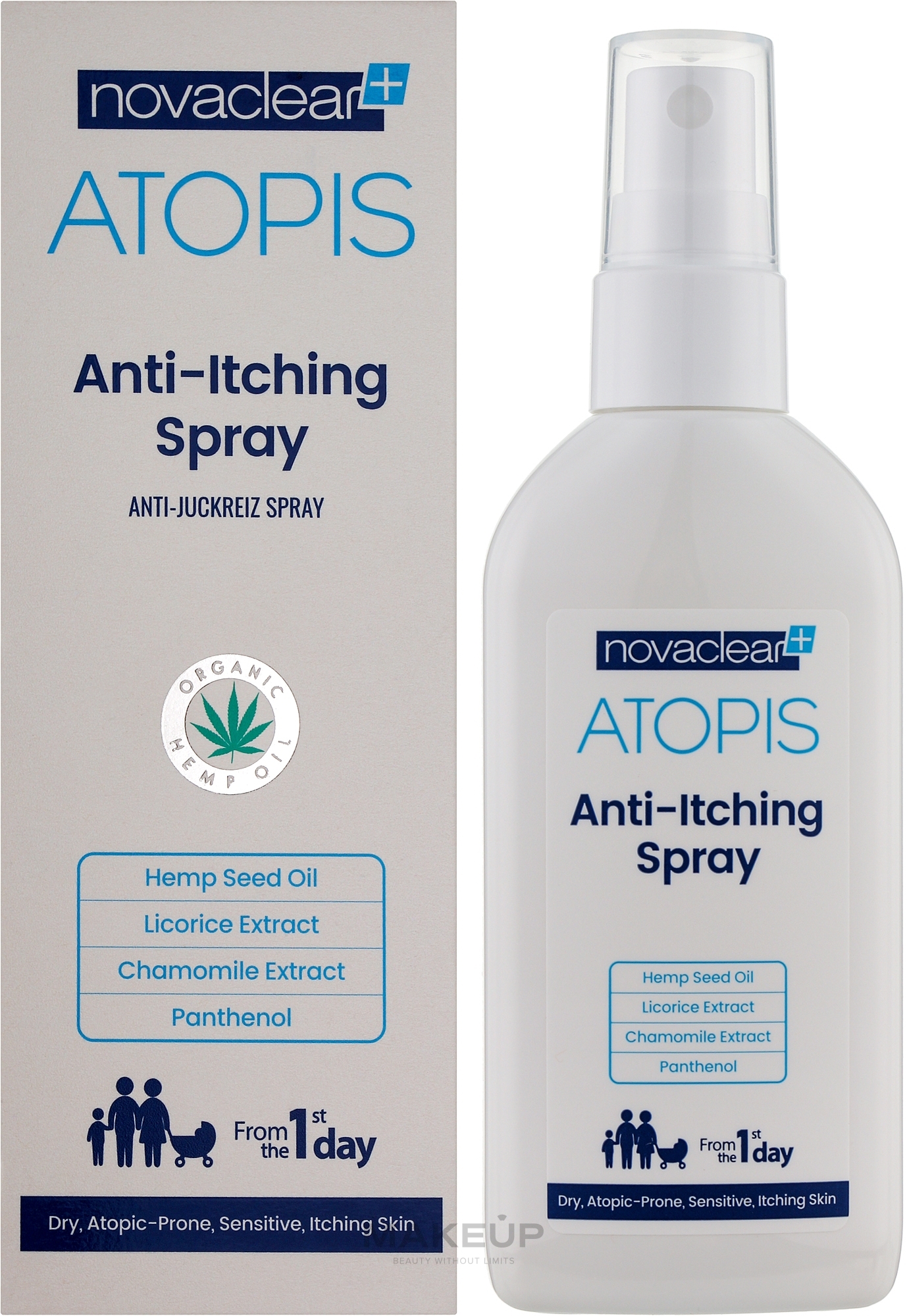 Body Spray - Novaclear Atopis Anti-Itching Spray — photo 100 ml