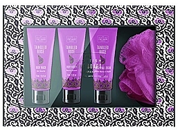 Fragrances, Perfumes, Cosmetics Set - Scottish Fine Soaps Tangled Rose (sh/gel/75ml + b/milk/75ml + chr/hend/75ml + loof)