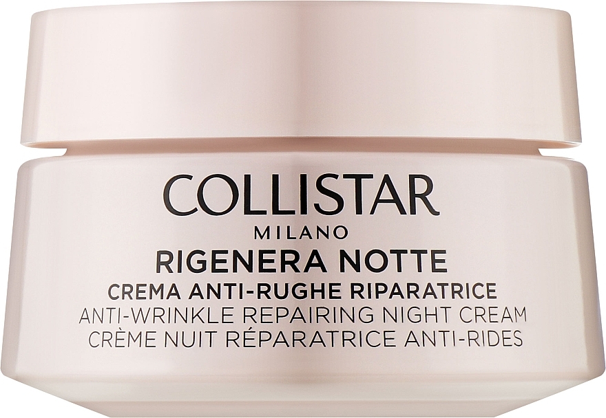 Face & Neck Night Cream - Collistar Rigenera Anti-Wrinkle Repairing Night Cream — photo N1