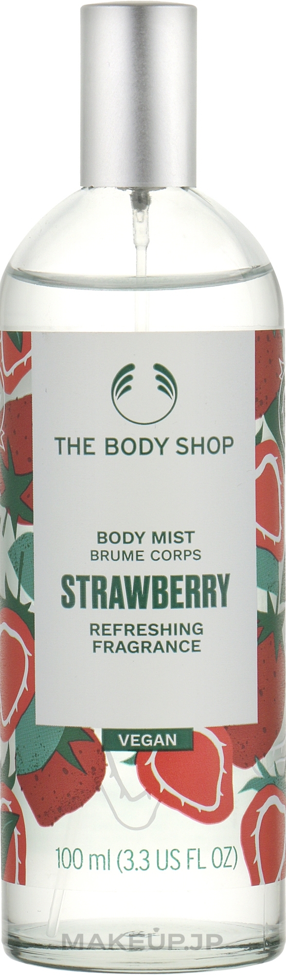 Body Mist - The Body Shop Strawberry Body Mist Vegan — photo 100 ml