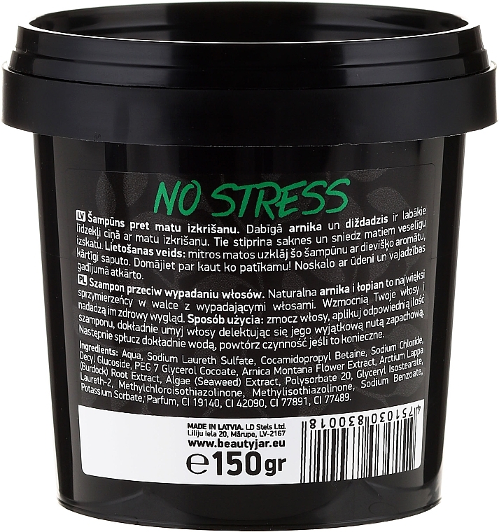 Anti Hair Loss Shampoo - Beauty Jar No Stress Shampoo Against Hair Loss — photo N3