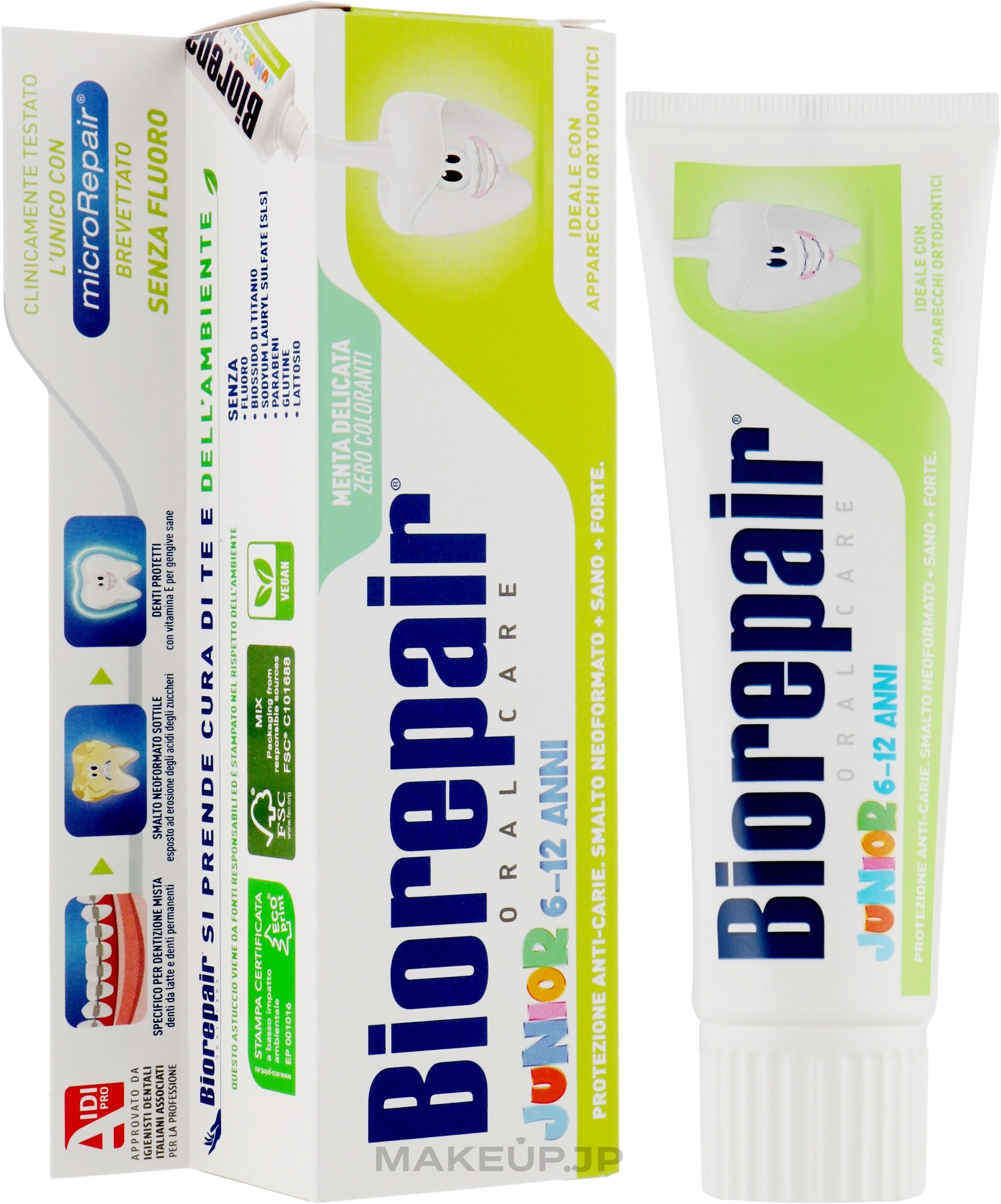 Kids Toothpaste, 6-12yr - BioRepair Junior — photo 75 ml