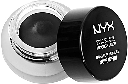 Eyeliner - NYX Professional Makeup Epic Black Mousse Liner — photo N1