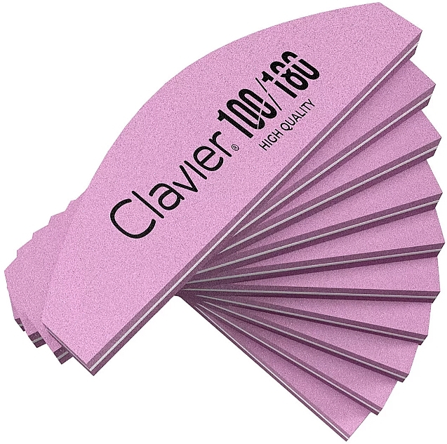 Mini Nail File 100/180, pink - Clavier — photo N1