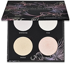 Face Highlighter Palette - London Copyright Magnetic Face Powder Highlight Palette — photo N1