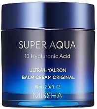 Fragrances, Perfumes, Cosmetics Moisturizing Face Cream-Balm - Missha Super Aqua Ultra Hyalron Balm Cream Original