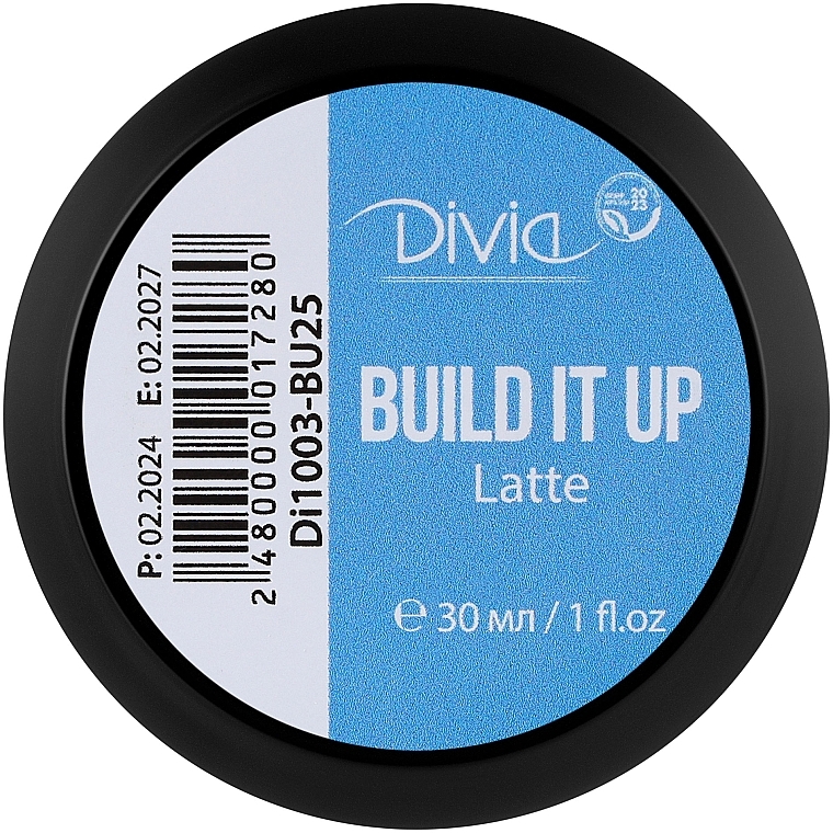 Liquid Nail Gel 'Build It Up', Di1003 (30 ml) - Divia Build It Up Gel Di1003 — photo N3