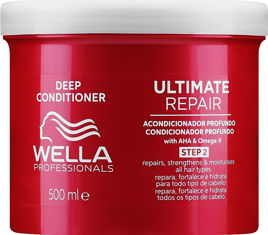 Conditioner for All Hair Types - Wella Professionals Ultimate Repair Deep Conditioner With AHA & Omega-9 — photo N14