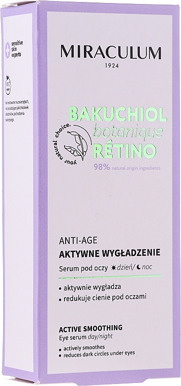 Eye Zone Serum - Miraculum Bakuchiol Botanique Retino Anti-Age Serum — photo N2