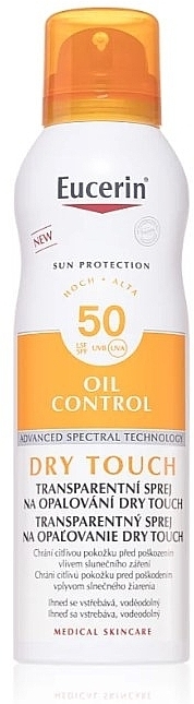 Transparent Suncscreen Spray SPF 50 - Eucerin Sun Protection — photo N1