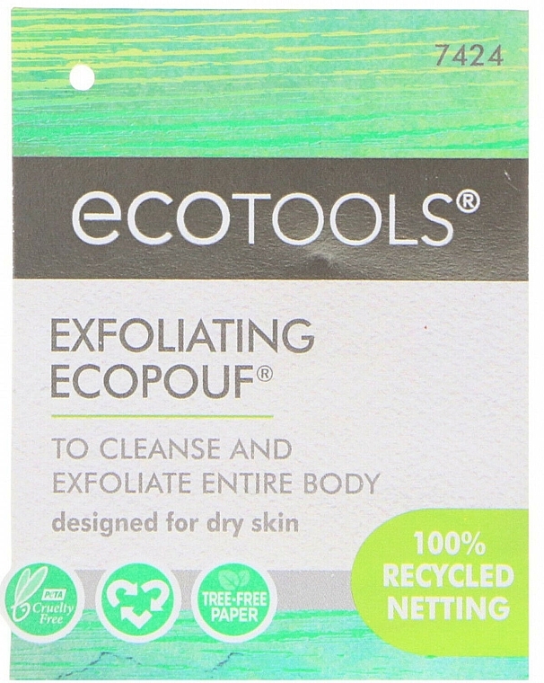 Exfoliating Sponge, pink - EcoTools Exfoliating EcoPouf — photo N7