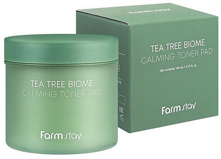 Face Toner Pads - FarmStay Tea Tree Biome Calming Toner Pad — photo N1