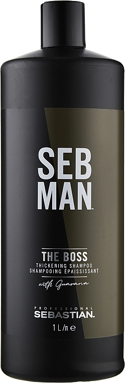 Volume Shampoo for Thin Hair - Sebastian Professional Seb Man The Boss Thickening Shampoo — photo N13