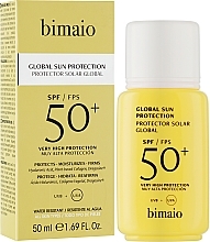Face Sun Cream SPF50+ - Bimaio Global Sun Protection — photo N2