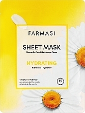 Fragrances, Perfumes, Cosmetics Moisturizing Chamomile Sheet Mask - Farmasi Dr.C.Tuna Sheet Mask Hydrating