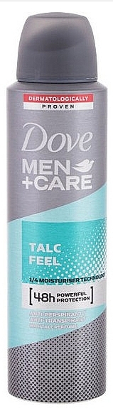 Antiperspirant - Dove Men + Care Talc Feel 48 Hour Protection Deodorant Spray — photo N7