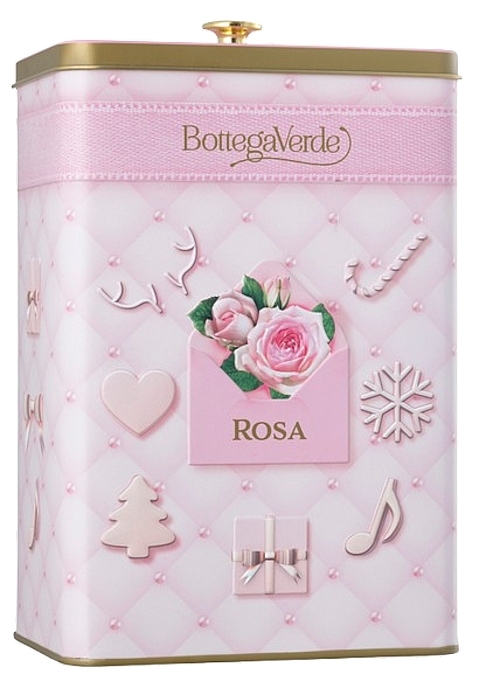 Bottega Verde Rosa - Set (sh/gel/400ml+b/lot/200ml+metal/box/1pc) — photo N2