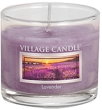 Fragrances, Perfumes, Cosmetics Scented Candle in Glass 'Lavender' - Village Candle Lavender