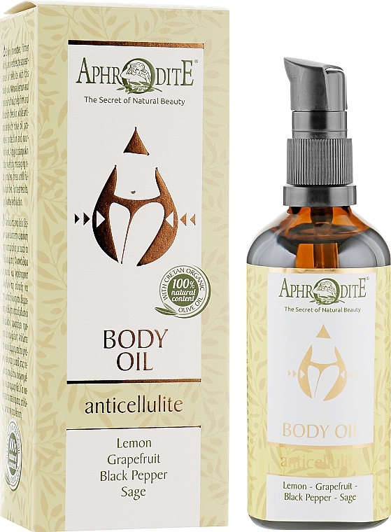 Anti-Cellulite Body Massage Oil - Aphrodite — photo N1