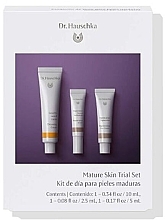 Fragrances, Perfumes, Cosmetics Face Care Set - Dr. Hauschka Mature Skin (cr/10ml + serum/2.5ml + cr/5ml)