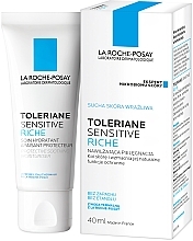 Prebiotic Soothing Moisturizing Face Cream - La Roche-Posay Toleriane Sensitive Riche — photo N3