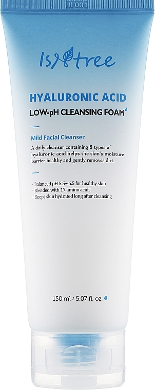 Face Cleansing Foam with Low pH Level - Isntree Hyaluronic Acid Low pH Cleansing Foam — photo N3