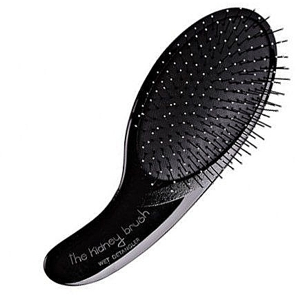 Massage Hair Brush - Olivia Garden Kidney Brush Wet Detangler — photo N1