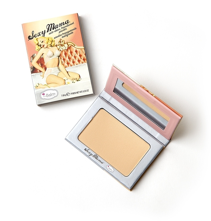 Transparent Mattifying Powder - TheBalm Sexy Mama Anti-Shine Powder — photo N2