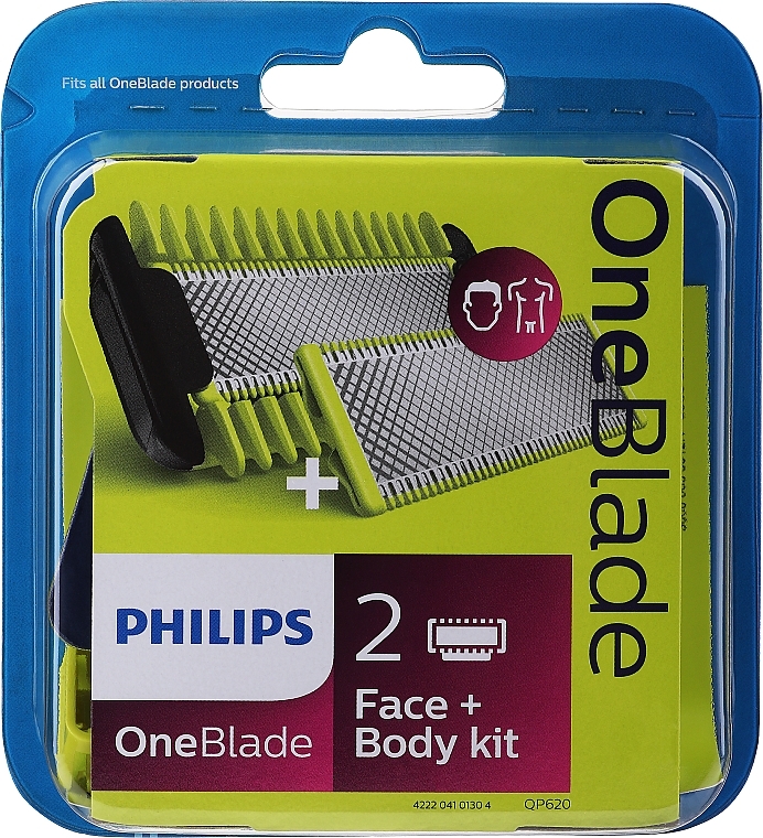 Refill Blades - Philips OneBlade Face + Body QP620/50 — photo N1