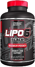 Fragrances, Perfumes, Cosmetics Fat burner - Nutrend Lipo-6 Black