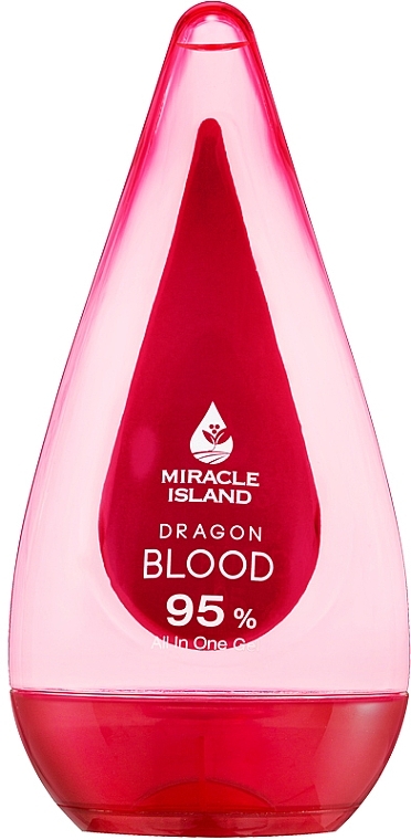 Face, Body and Hair Gel "Dragon Blood" - Miracle Island Dragon Blood 95% All In One Gel — photo N1