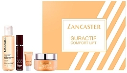 Fragrances, Perfumes, Cosmetics Set - Lancaster Suractif Comfort Lift Set (cr/3ml + cr/50ml + ser/10ml + cleanser/100ml) 