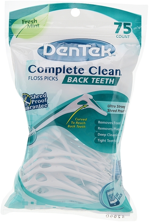 Complex Cleansing Floss Picks - DenTek CompleateClean — photo N1