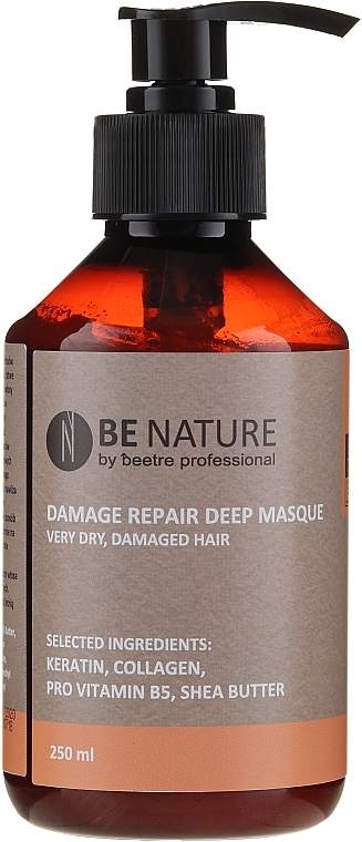 Concentrated Hair Mask - Beetre Be Nature Damage Repair Deep Masque — photo N1