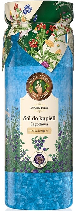 Blueberry Bath Salt - Receptury Zielarki Skarby Polne — photo N1