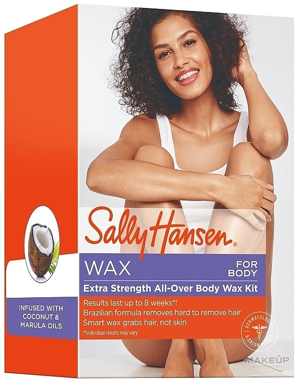 Full Body Wax Set, high resistance - Sally Hansen Extra Strength All-Over Body Wax Kit — photo N1