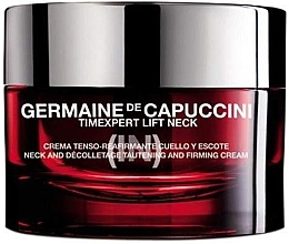 Fragrances, Perfumes, Cosmetics Lifting Neck and Decollete Cream - Germaine de Capuccini TimExpert Lift (In) Neck Tautening & Firming Cream