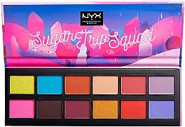 Fragrances, Perfumes, Cosmetics Shadow Palette - Nyx Professional Makeup Sugar Trip Squad Shadow Palette