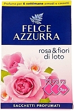 Fragrances, Perfumes, Cosmetics Scented Sachet "Rose & Lotus Flower" - Felce Azzurra Sachets Rose and Flowers Of Lotus