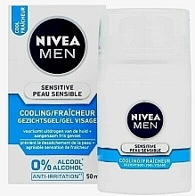 Fragrances, Perfumes, Cosmetics Face Cream Gel - Nivea Men Sensitive Cooling Face Gel