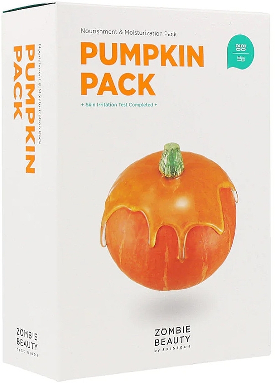 Pumpkin Face Mask - SKIN1004 Zombie Beauty Pumpkin Pack — photo N1