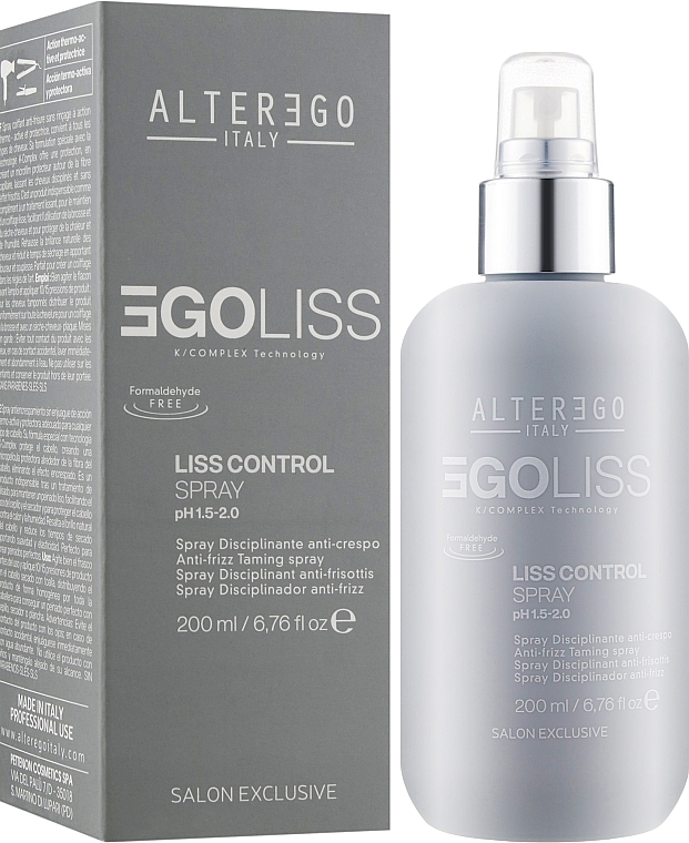 Smoothing Thermo Protective Spray - Alter Ego Egoliss Liss Control Spray — photo N1