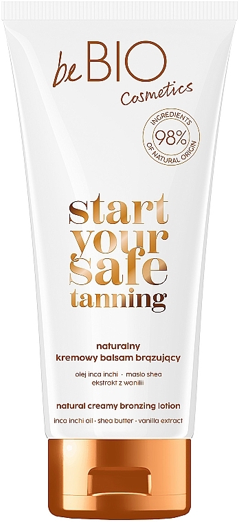 Natural Creamy Bronzing Lotion - BeBio Start Your Safe Tanning Natural Creamy Bronzing Lotion — photo N1