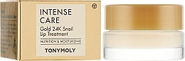 Fragrances, Perfumes, Cosmetics Lip Balm - Tony Moly Intense Care Gold 24K Snail Lip Treatment